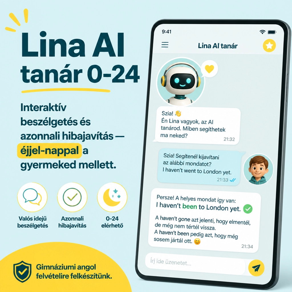 Gimnáziumi Angol Felvételi Felkészítő Program (10 hetes program, örökös hozzáférés!) - Image 2